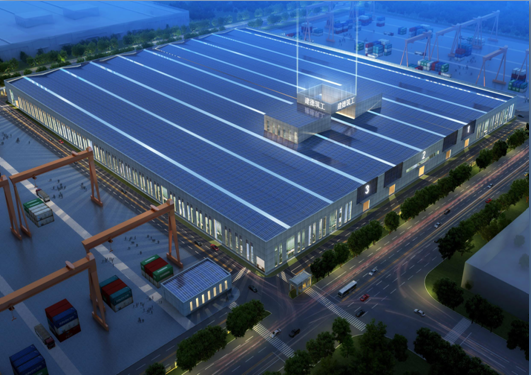 河北建德集成建筑產(chǎn)業(yè)示范園1期A廠房鋼結構建筑設計