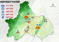 成都“五園一城一都”氫能產(chǎn)業(yè)新城布局：氫車產(chǎn)業(yè)園、氫軌產(chǎn)業(yè)園、氫機(jī)產(chǎn)業(yè)園、氫堆產(chǎn)業(yè)園以及氫源產(chǎn)業(yè)園