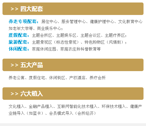 一個本質：養生養老綜合體
