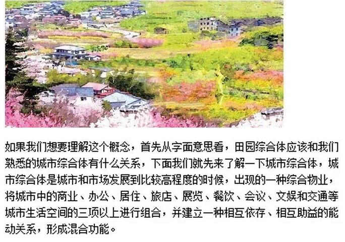 田園綜合體和城市綜合體的區別與聯系分析