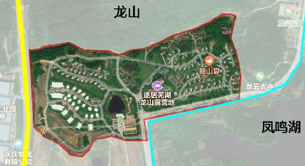 蕪湖龍山房車營地平面圖