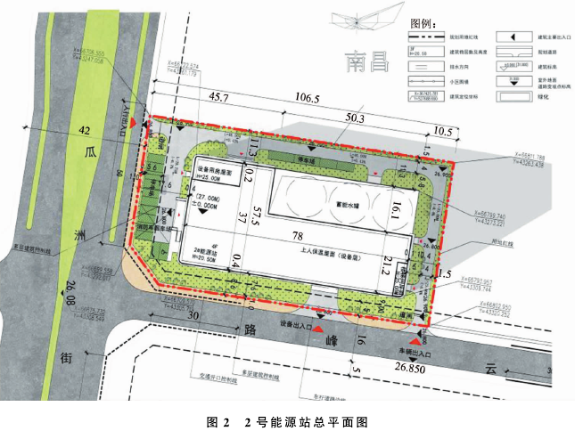 城市開發區中的能源站建筑規劃設計