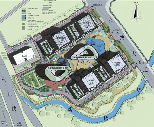 中國聯通互聯網應用創新基地總體布局圖