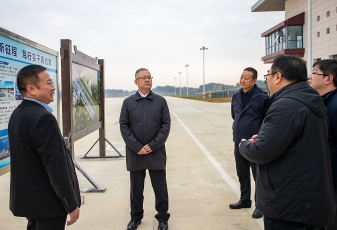 梁磊調研綿陽科技城（北川）通航產業園建設發展情況