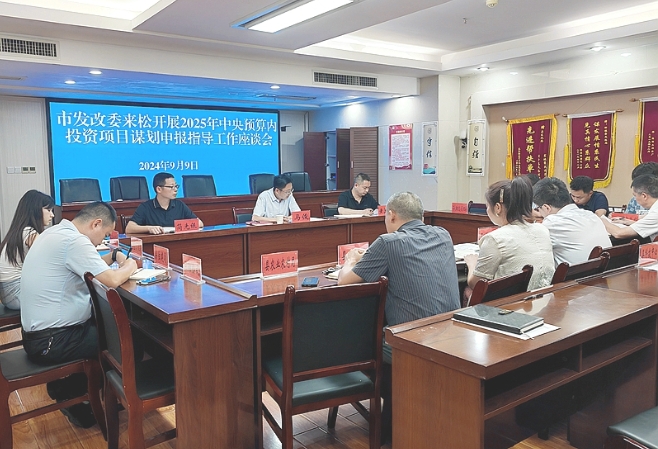 馬俊到松桃苗族自治縣指導2025年中央預算內投資項目謀劃申報工作