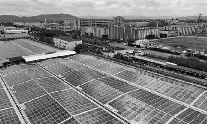 產業園區屋頂太陽能安裝