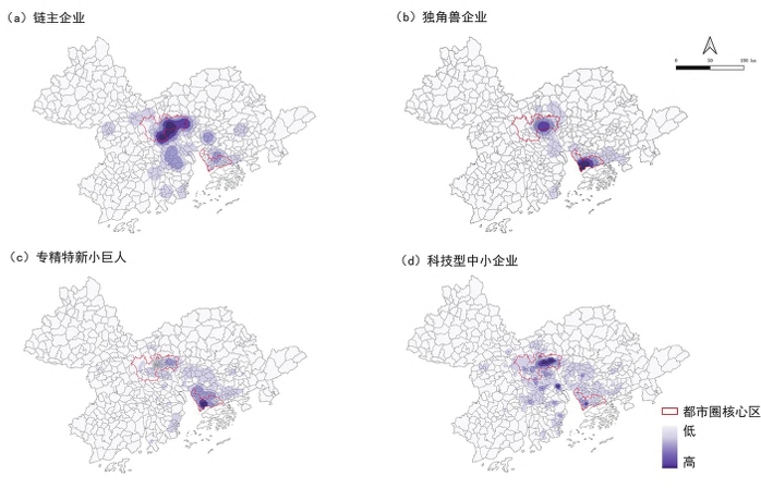 企業(yè)核密度分析圖