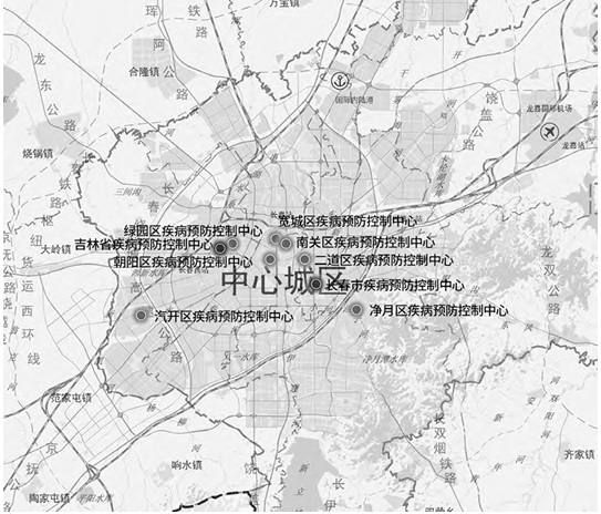 長春市疾病預防控制中心布局規劃圖 長春市疾病預防控制中心布局規劃圖