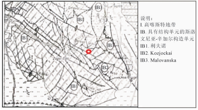 區域地質構造圖 區域地質構造圖